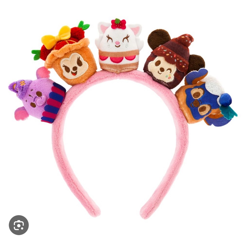 Disney Munchlings Plush Ear Headband - Pink and Brown